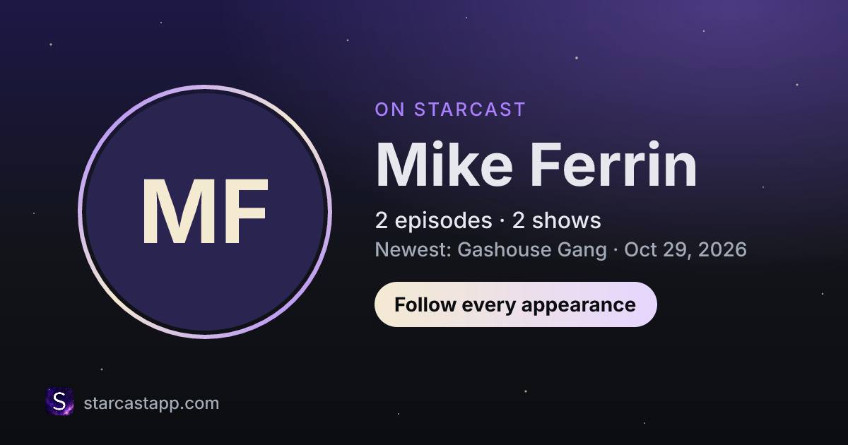 The preview card for Mike Ferrin