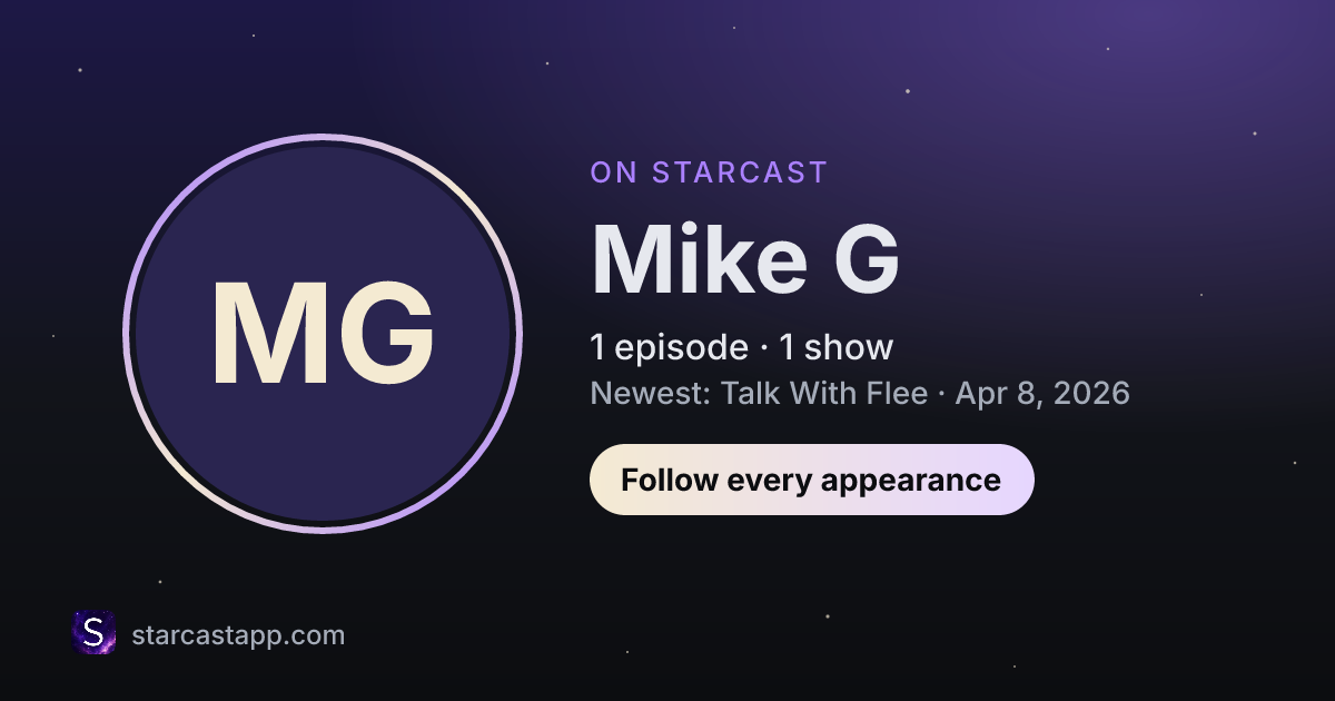 The preview card for Mike G