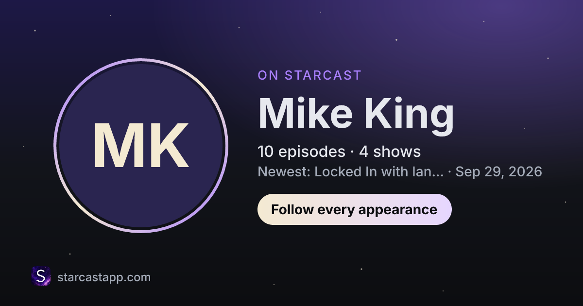 The preview card for Mike King