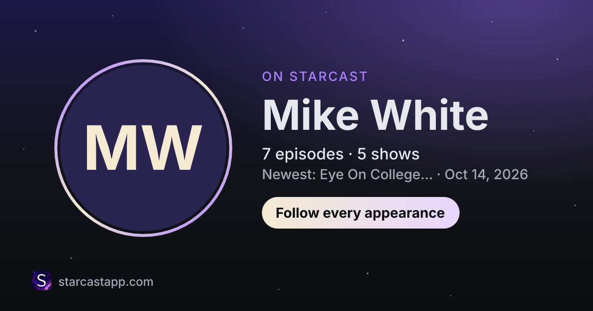 The preview card for Mike White