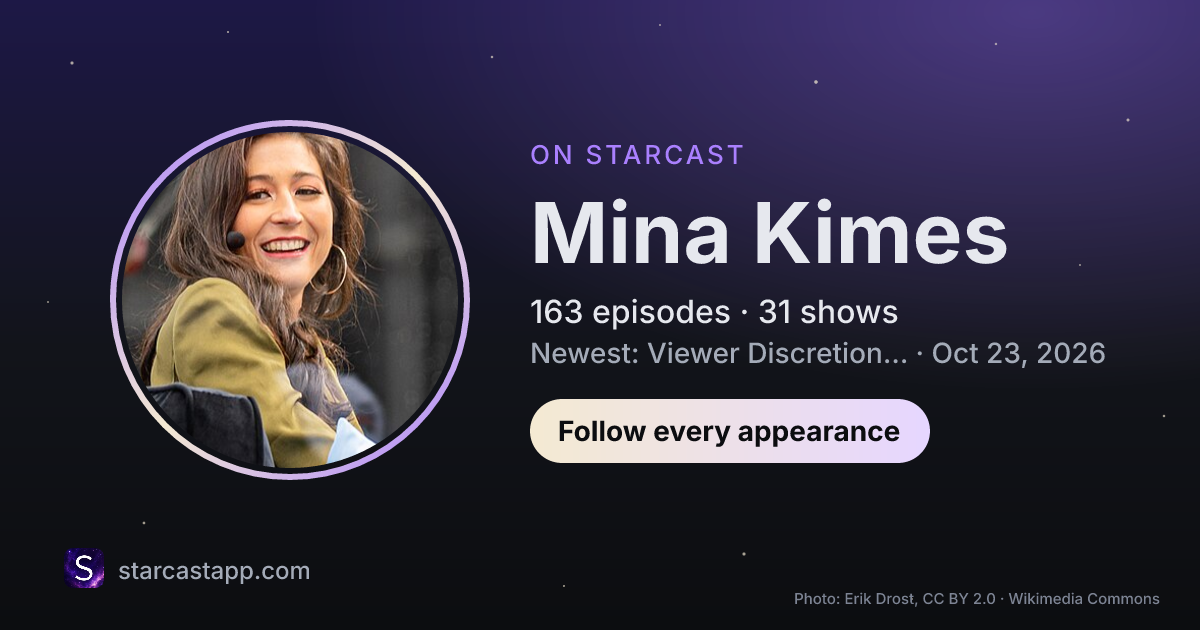 The preview card for Mina Kimes