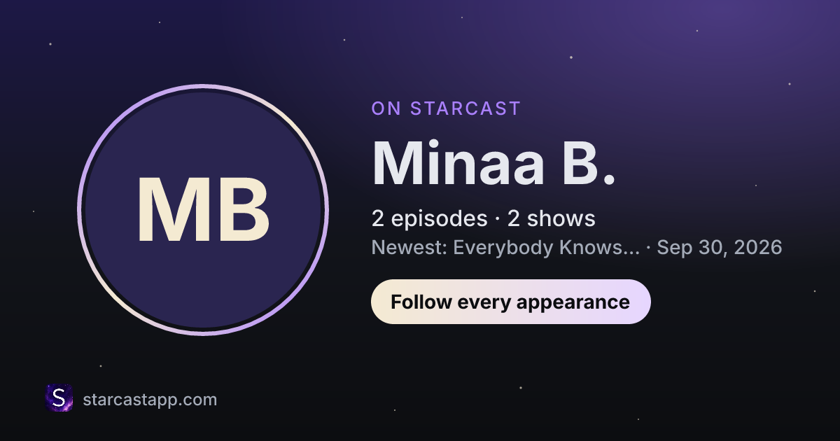 The preview card for Minaa B.