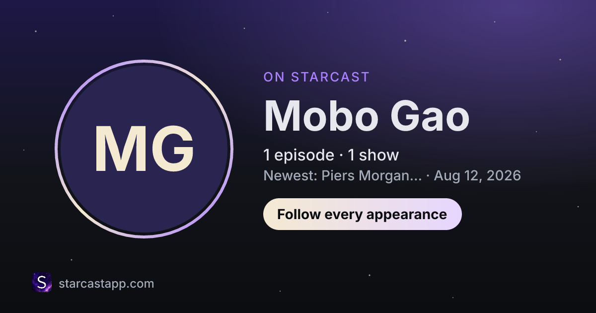 The preview card for Mobo Gao