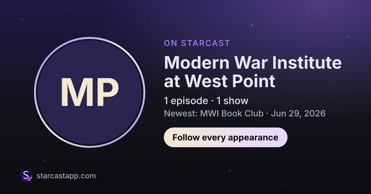 The preview card for Modern War Institute at West Point