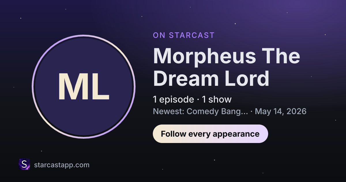 The preview card for Morpheus The Dream Lord