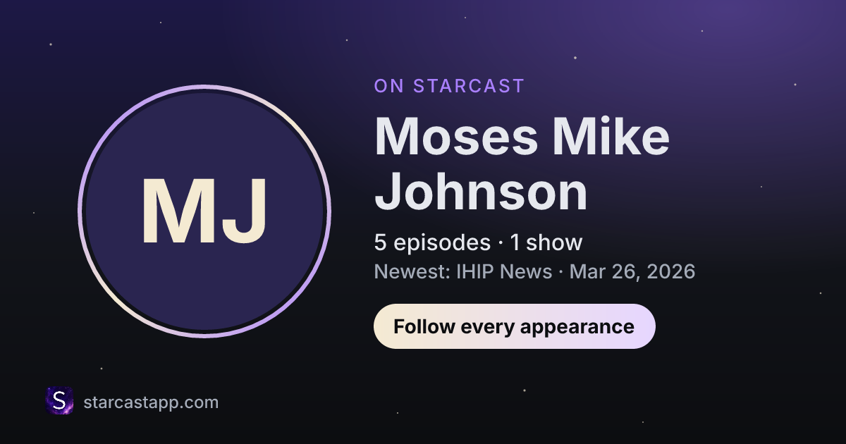 The preview card for Moses Mike Johnson
