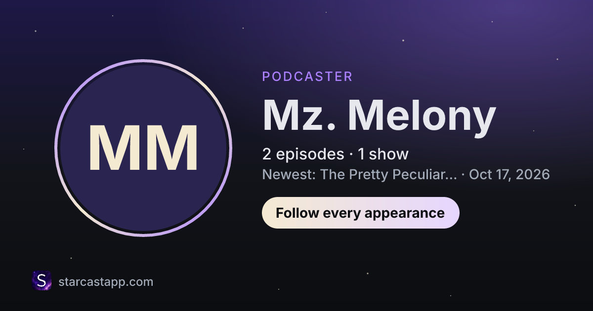 The preview card for Mz. Melony