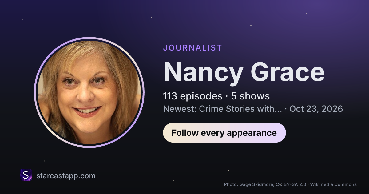 The preview card for Nancy Grace
