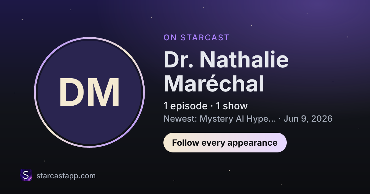 The preview card for Dr. Nathalie Maréchal