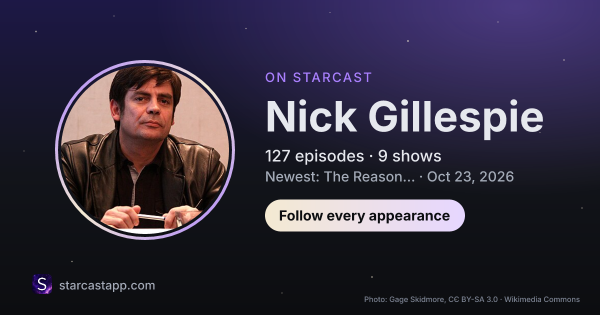 The preview card for Nick Gillespie