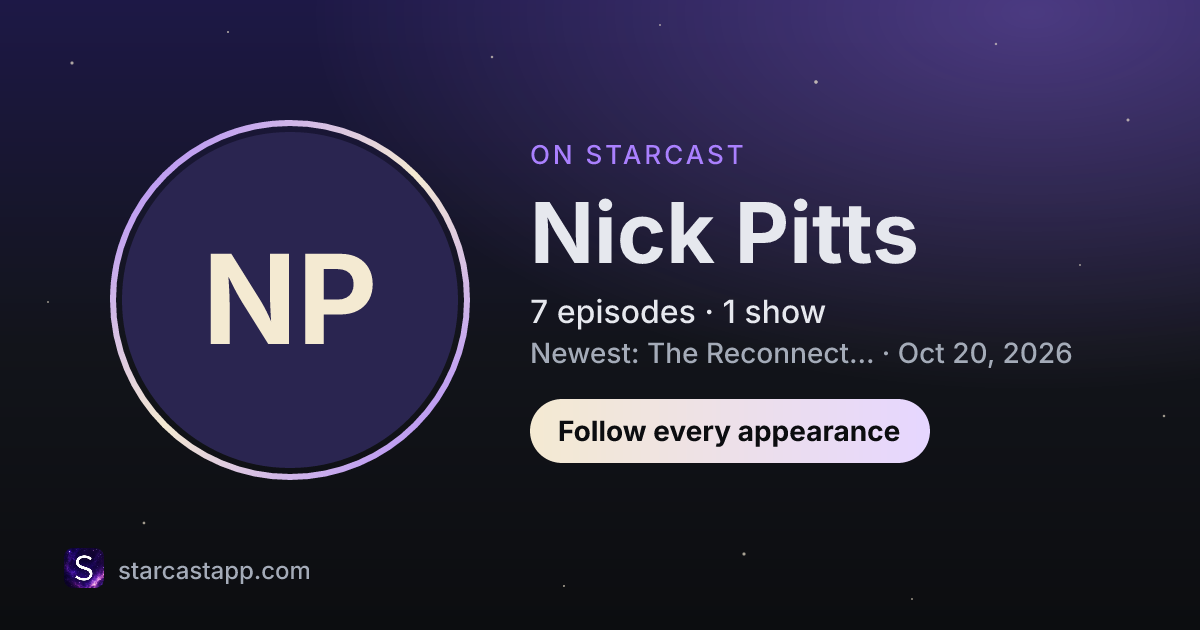 The preview card for Nick Pitts