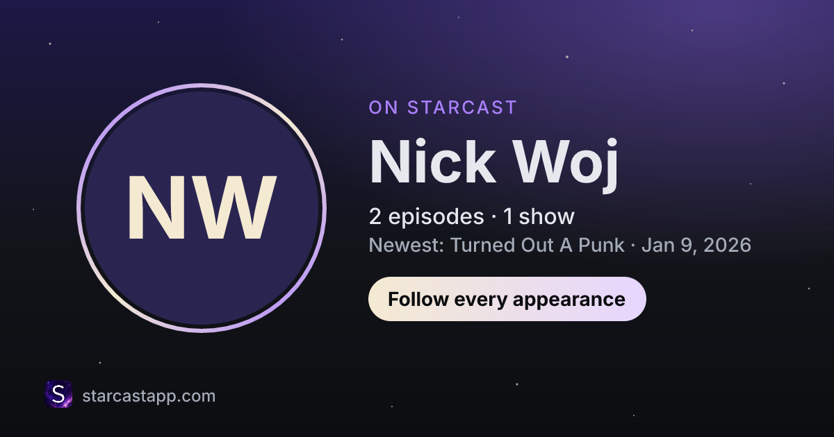 The preview card for Nick Woj