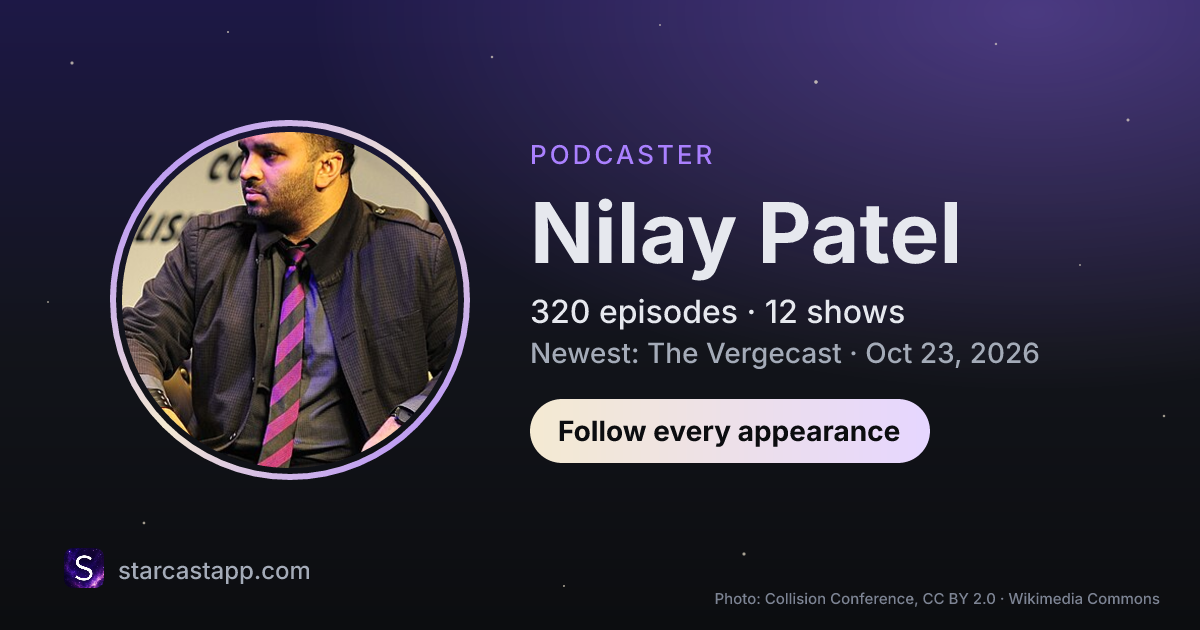 The preview card for Nilay Patel