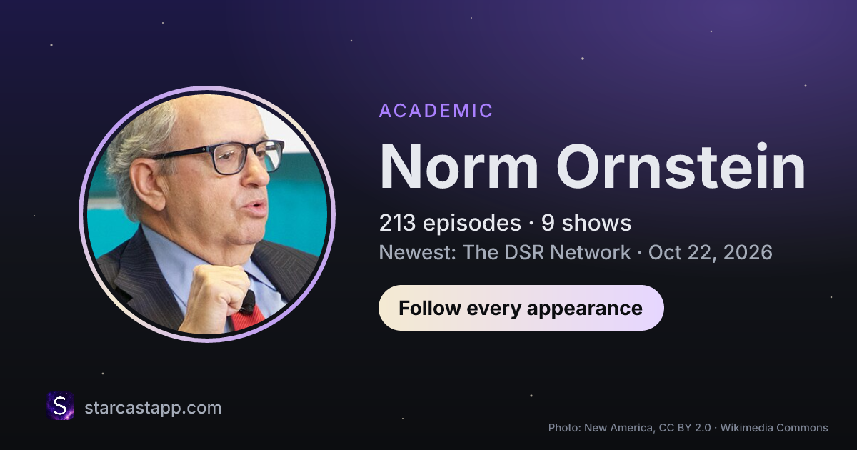 The preview card for Norm Ornstein