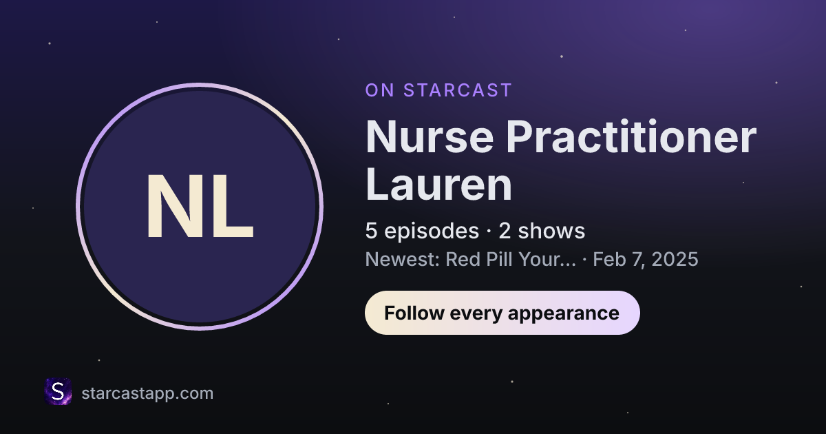 The preview card for Nurse Practitioner Lauren