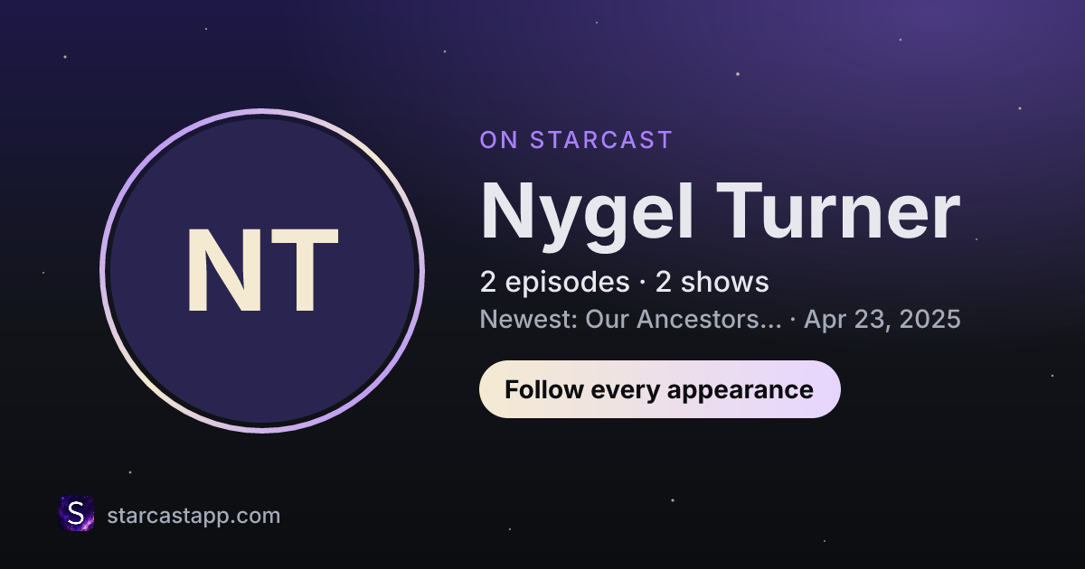 The preview card for Nygel Turner