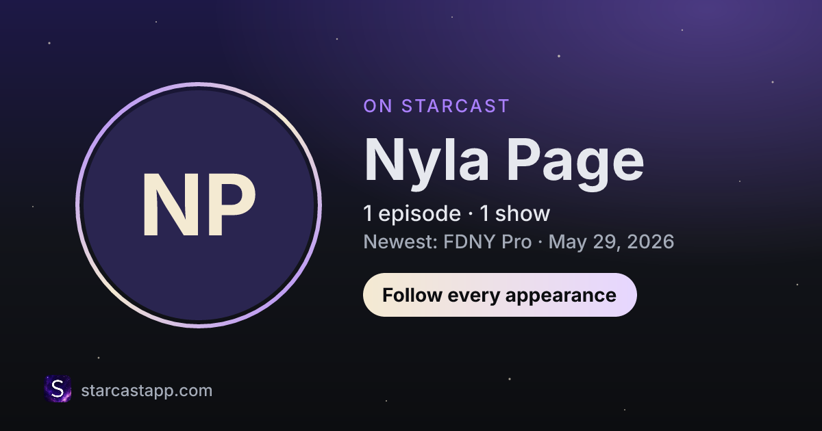 The preview card for Nyla Page