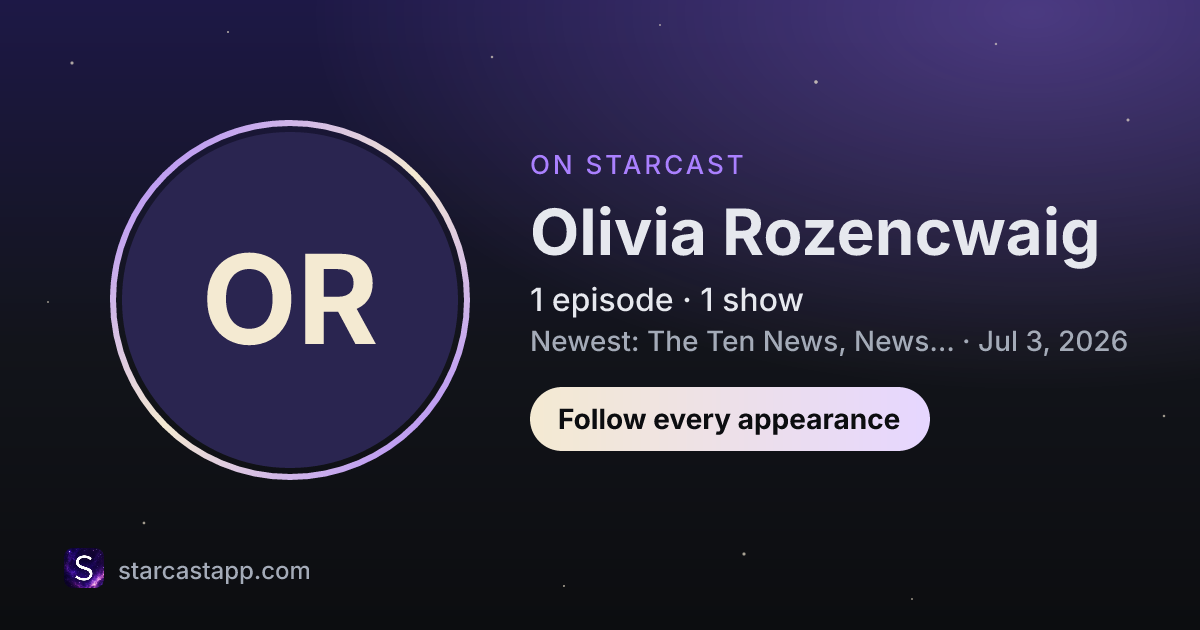The preview card for Olivia Rozencwaig