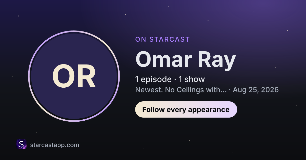 The preview card for Omar Ray