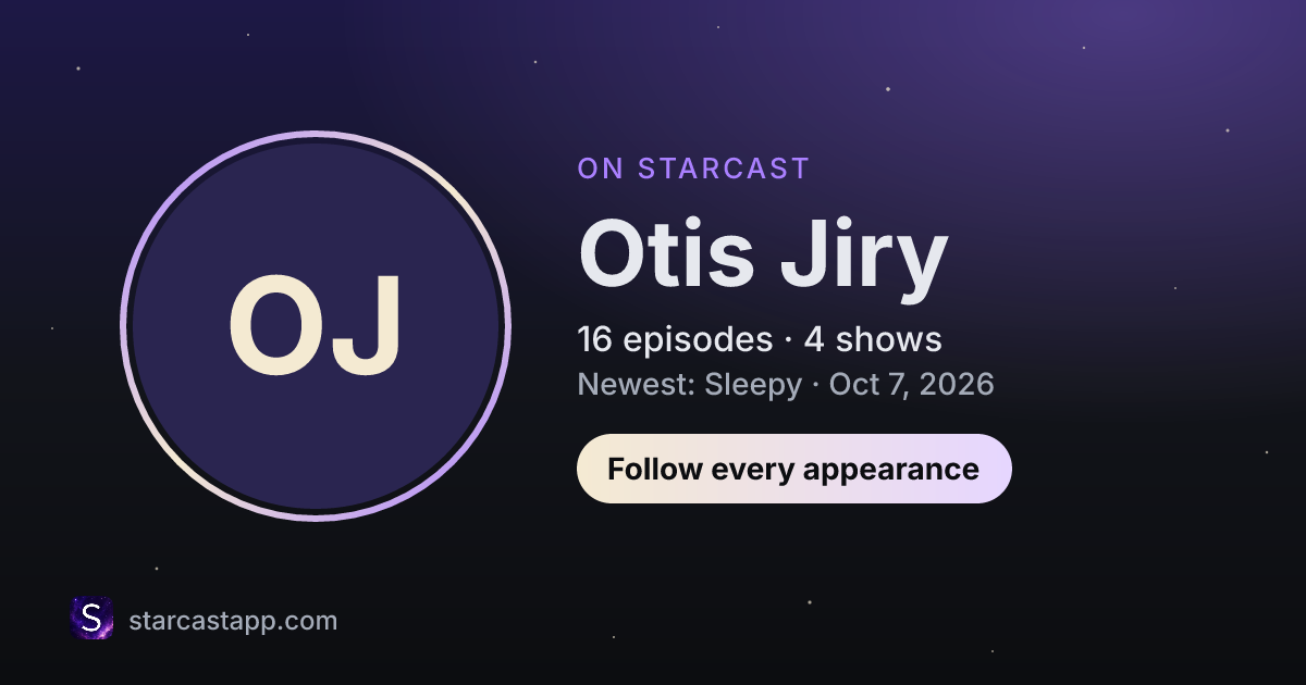 The preview card for Otis Jiry