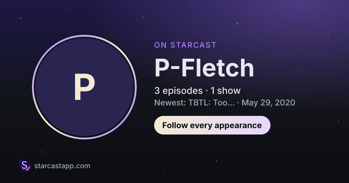 The preview card for P-Fletch