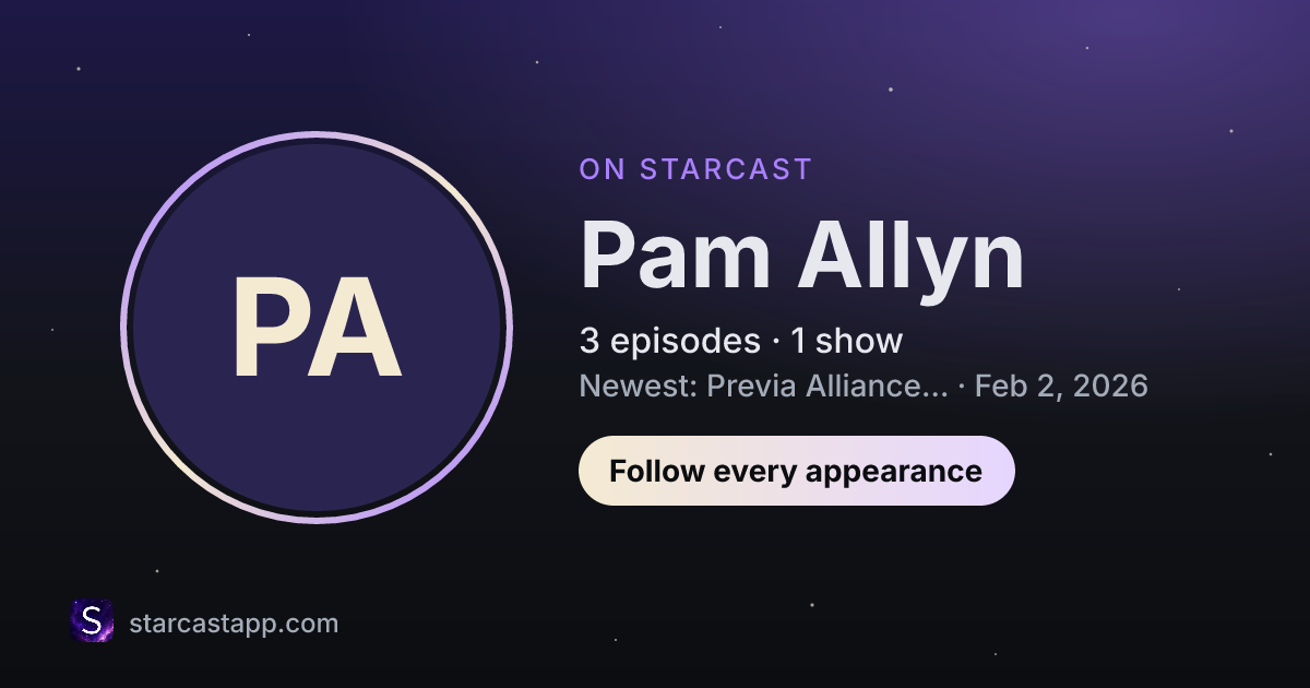 The preview card for Pam Allyn