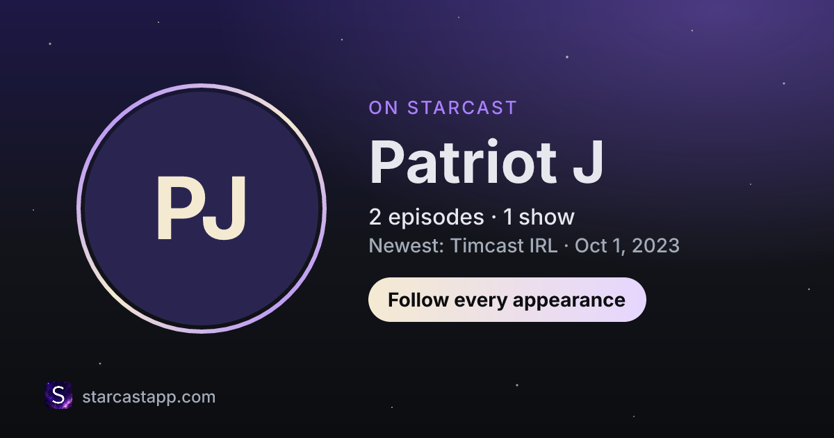 The preview card for Patriot J