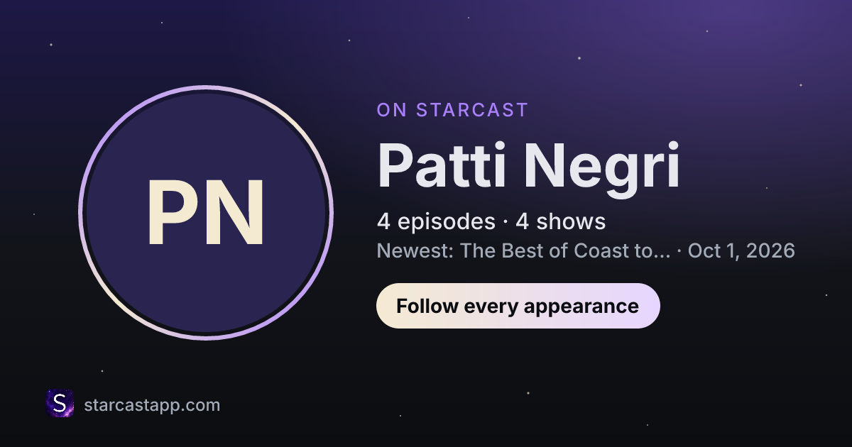 The preview card for Patti Negri