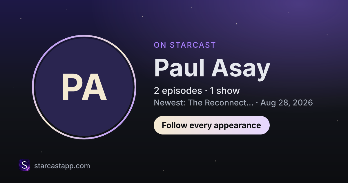 The preview card for Paul Asay