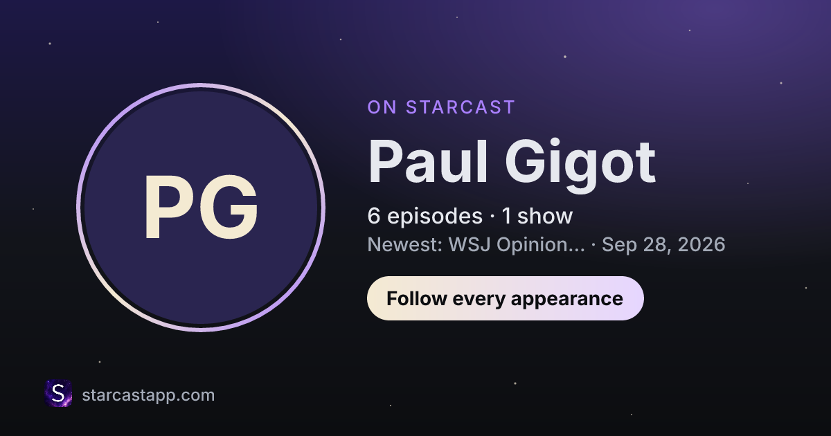 The preview card for Paul Gigot