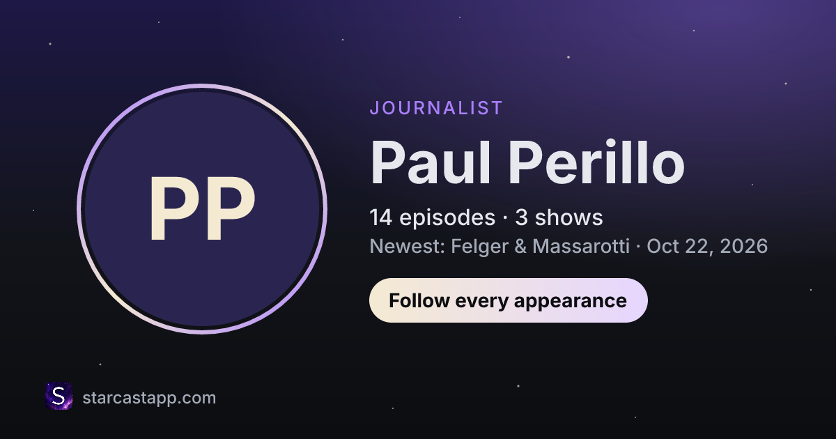 The preview card for Paul Perillo