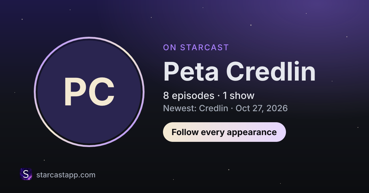 The preview card for Peta Credlin