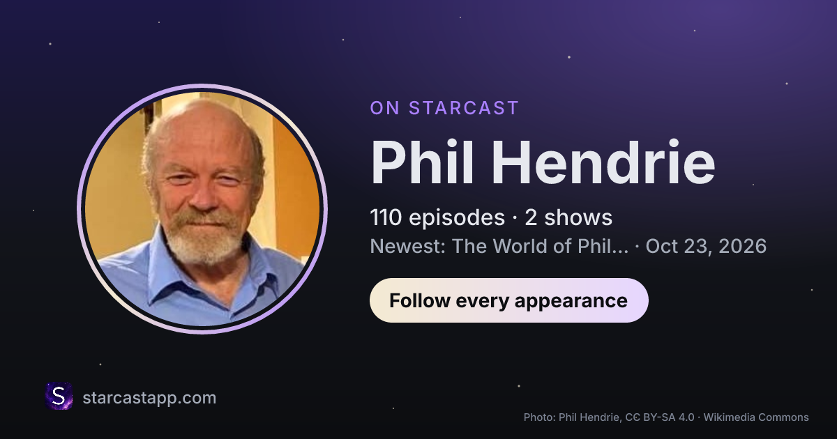 The preview card for Phil Hendrie