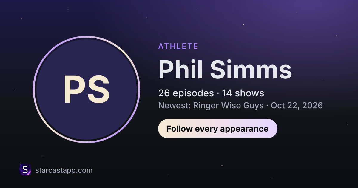 The preview card for Phil Simms