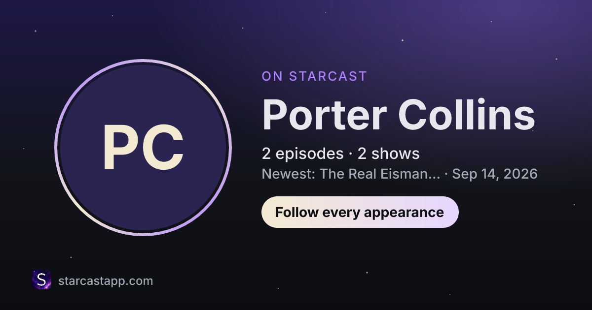 The preview card for Porter Collins