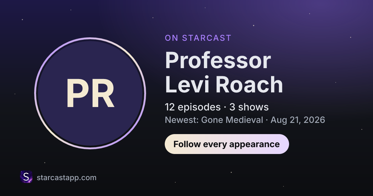 The preview card for Professor Levi Roach