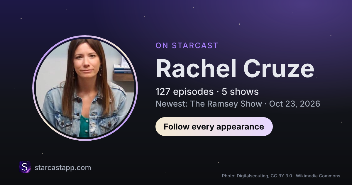 The preview card for Rachel Cruze