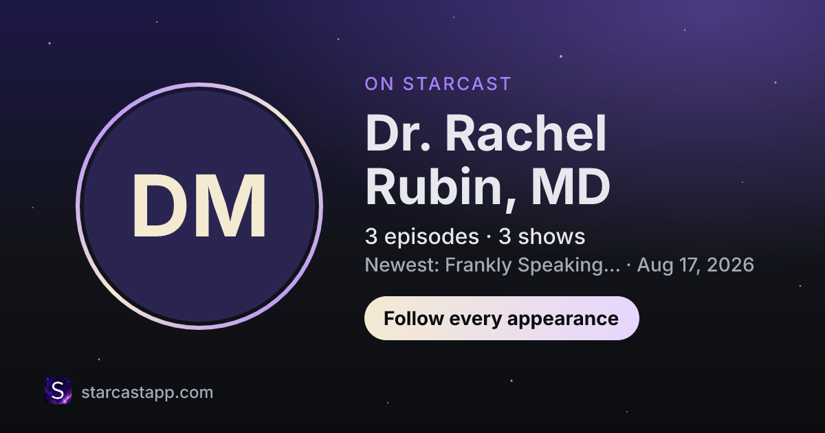 The preview card for Dr. Rachel Rubin, MD
