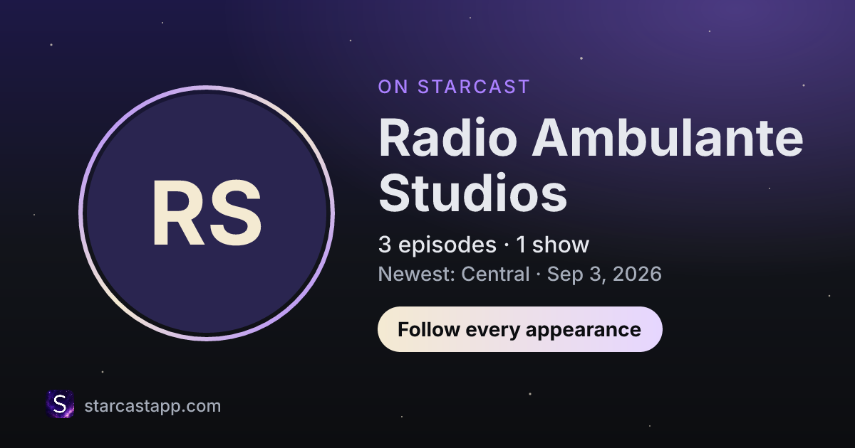 The preview card for Radio Ambulante Studios