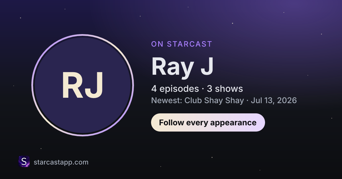 The preview card for Ray J
