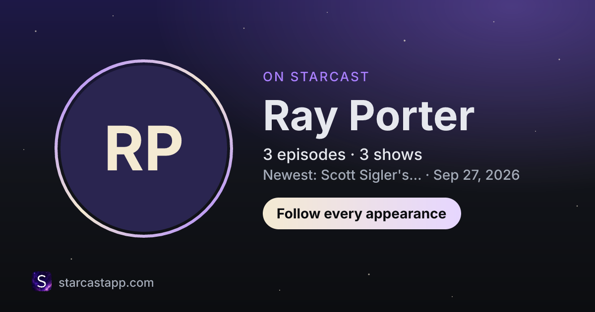 The preview card for Ray Porter