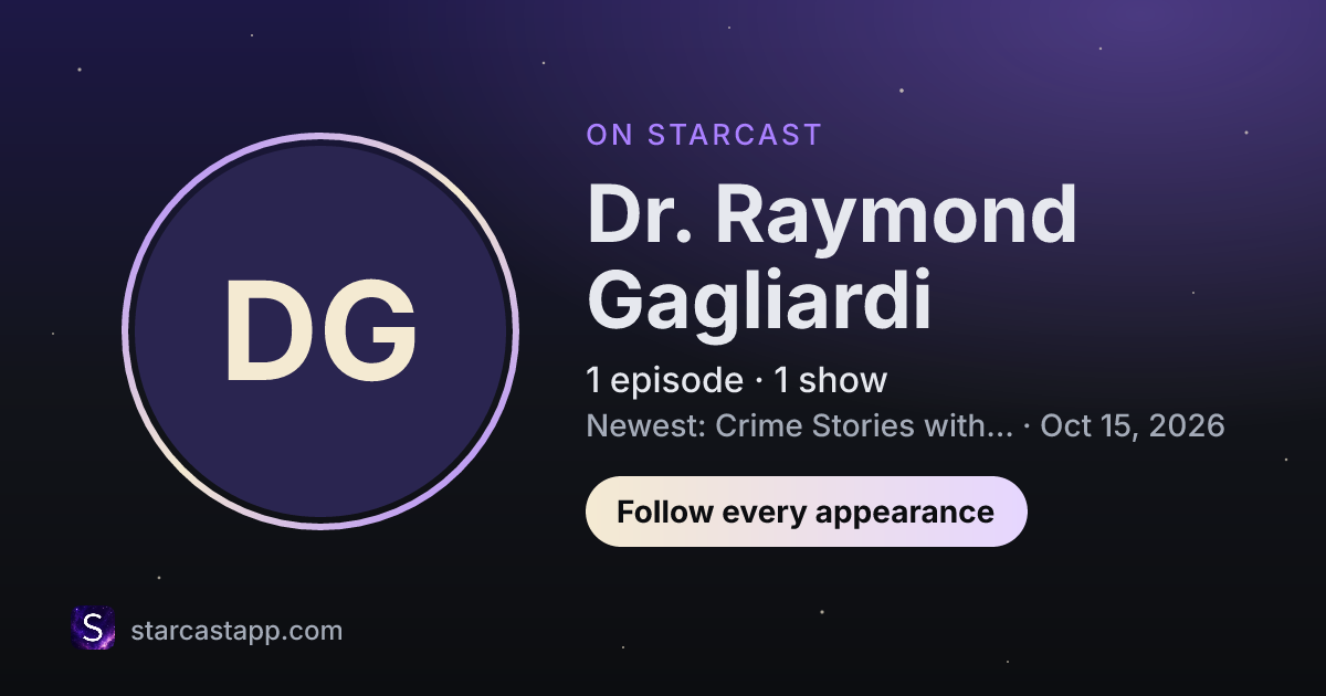 The preview card for Dr. Raymond Gagliardi