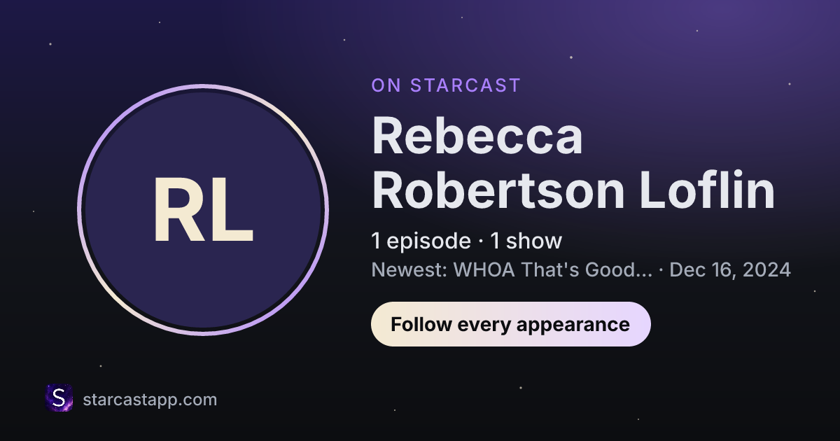The preview card for Rebecca Robertson Loflin