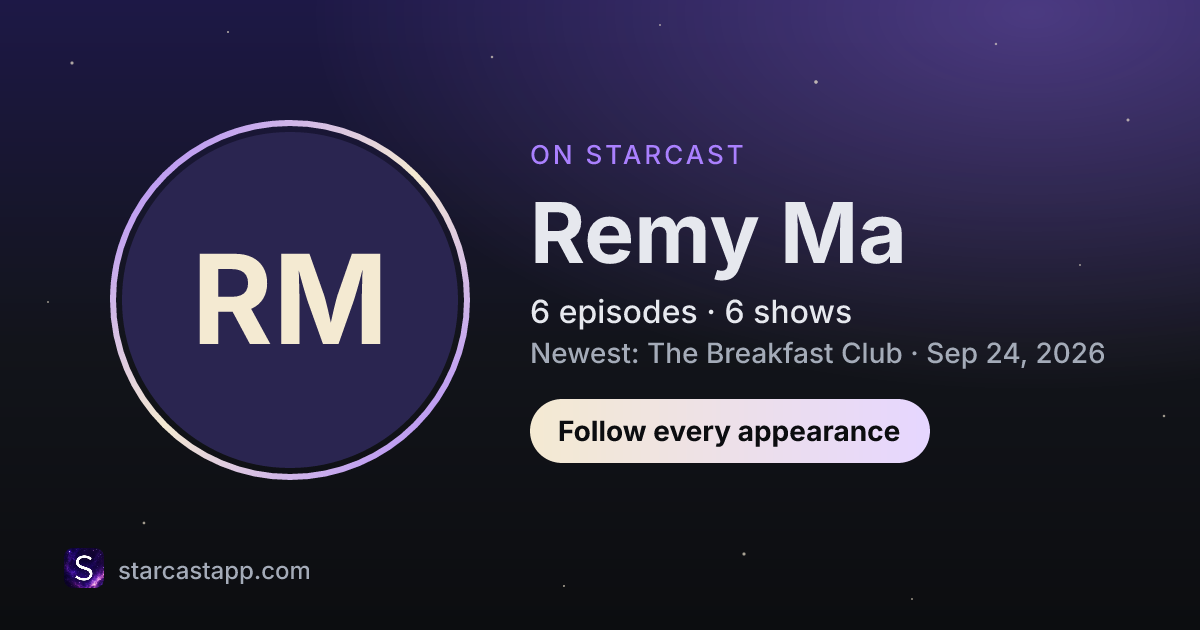 The preview card for Remy Ma