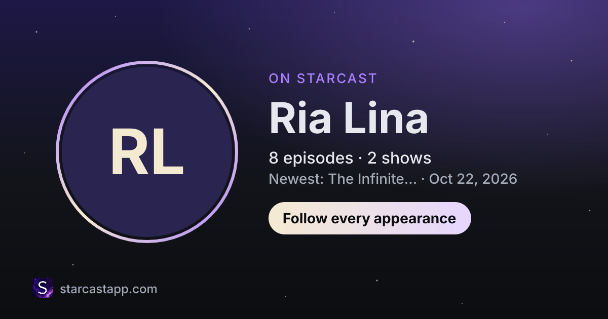 The preview card for Ria Lina