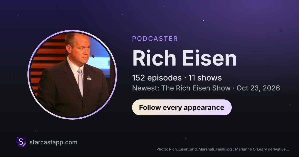 The preview card for Rich Eisen