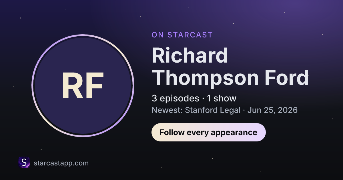 The preview card for Richard Thompson Ford