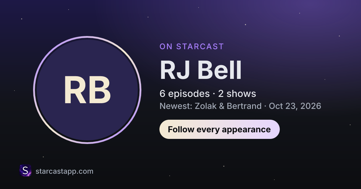 The preview card for RJ Bell