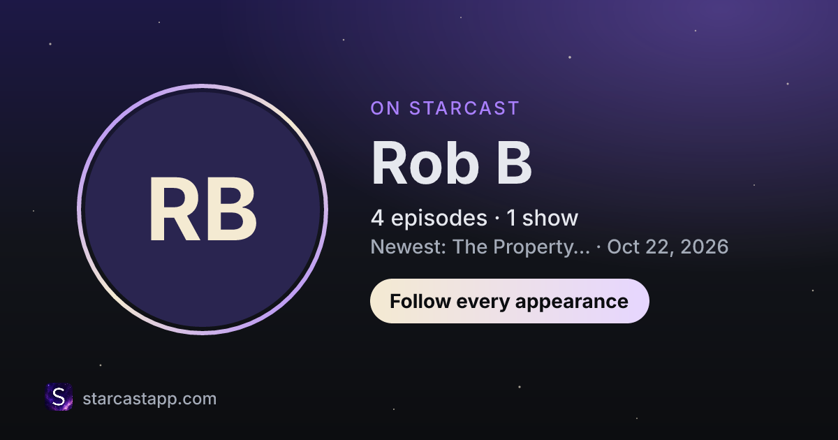 The preview card for Rob B