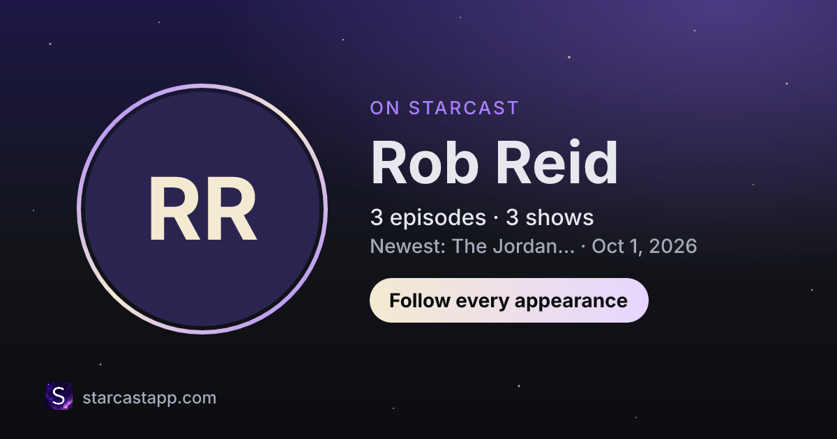 The preview card for Rob Reid